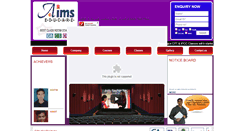 Desktop Screenshot of aimseducare.com