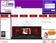 Tablet Screenshot of aimseducare.com